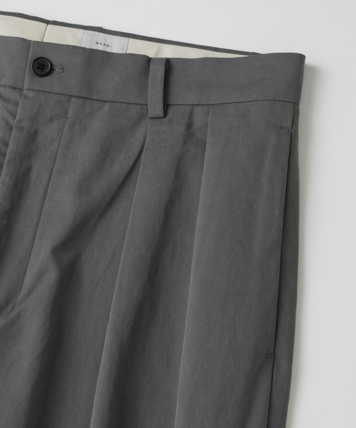 와기(WHAGI) Vintage Cotton Trousers (Vintage Grey)