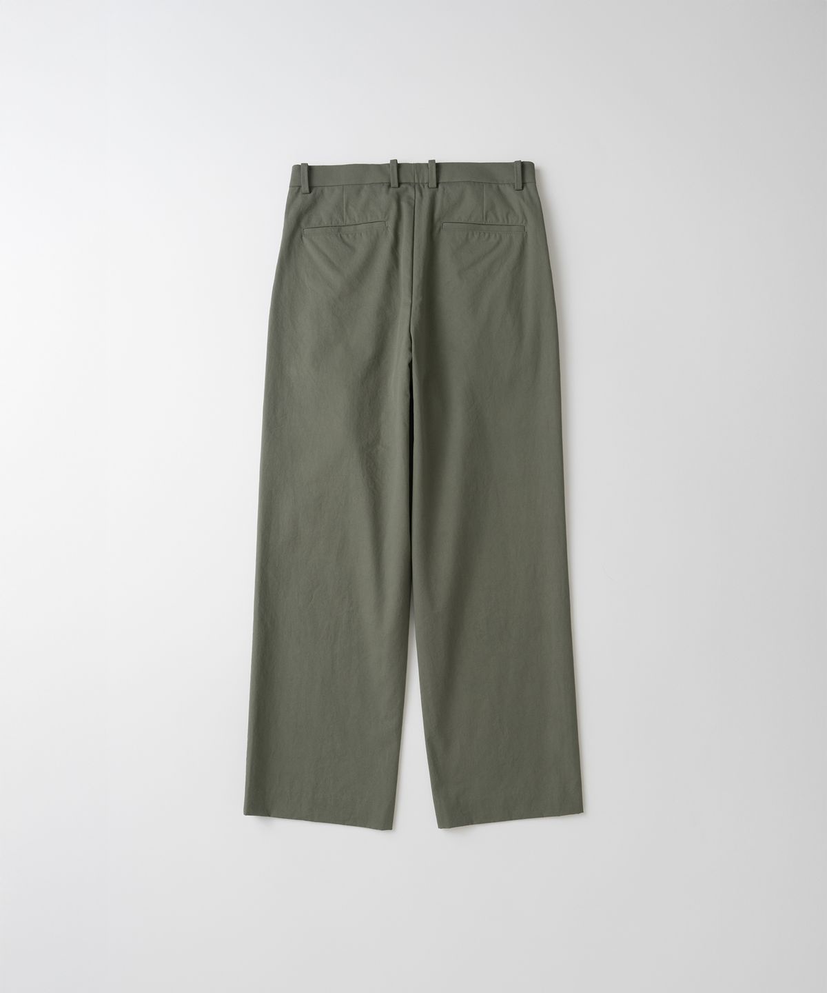 와기(WHAGI) Vintage Cotton Trousers (Olive Grey)