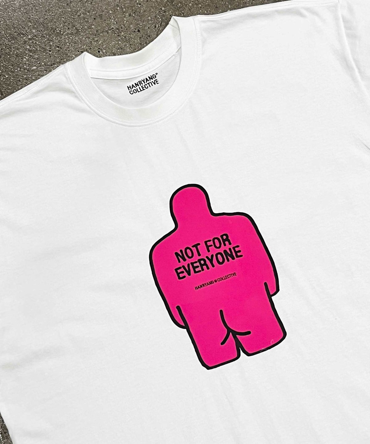 한량 컬렉티브(HANRYANG COLLECTIVE) HR PINK BACK ICON TEE WHITE