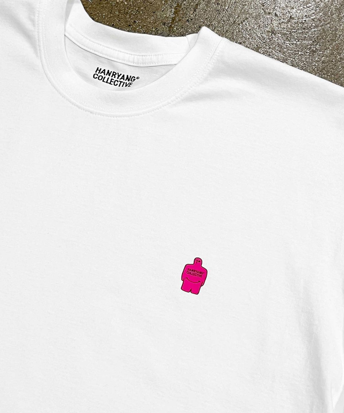 한량 컬렉티브(HANRYANG COLLECTIVE) HR S PINK ICON TEE WHITE