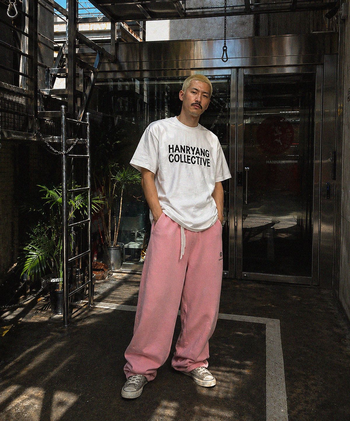 한량 컬렉티브(HANRYANG COLLECTIVE) HR LOGO2 TEE WHITE