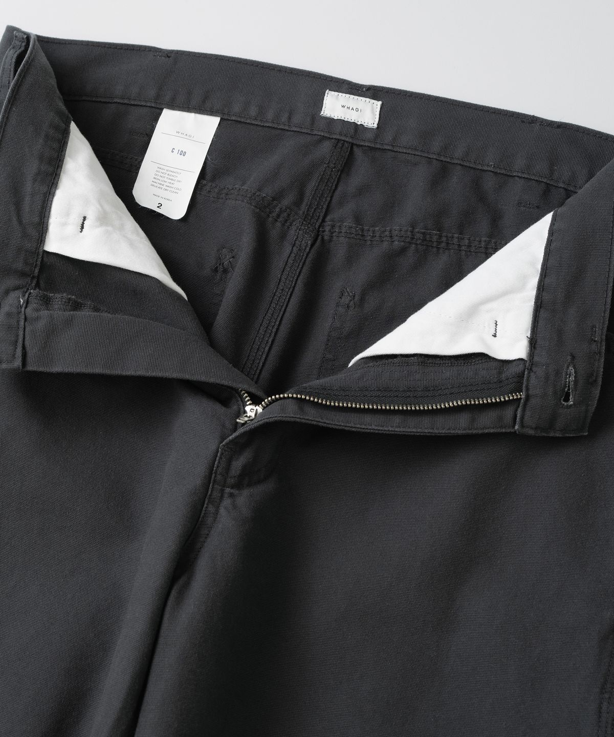 와기(WHAGI) Vintage Painter Pants (Vintage Charcoal)