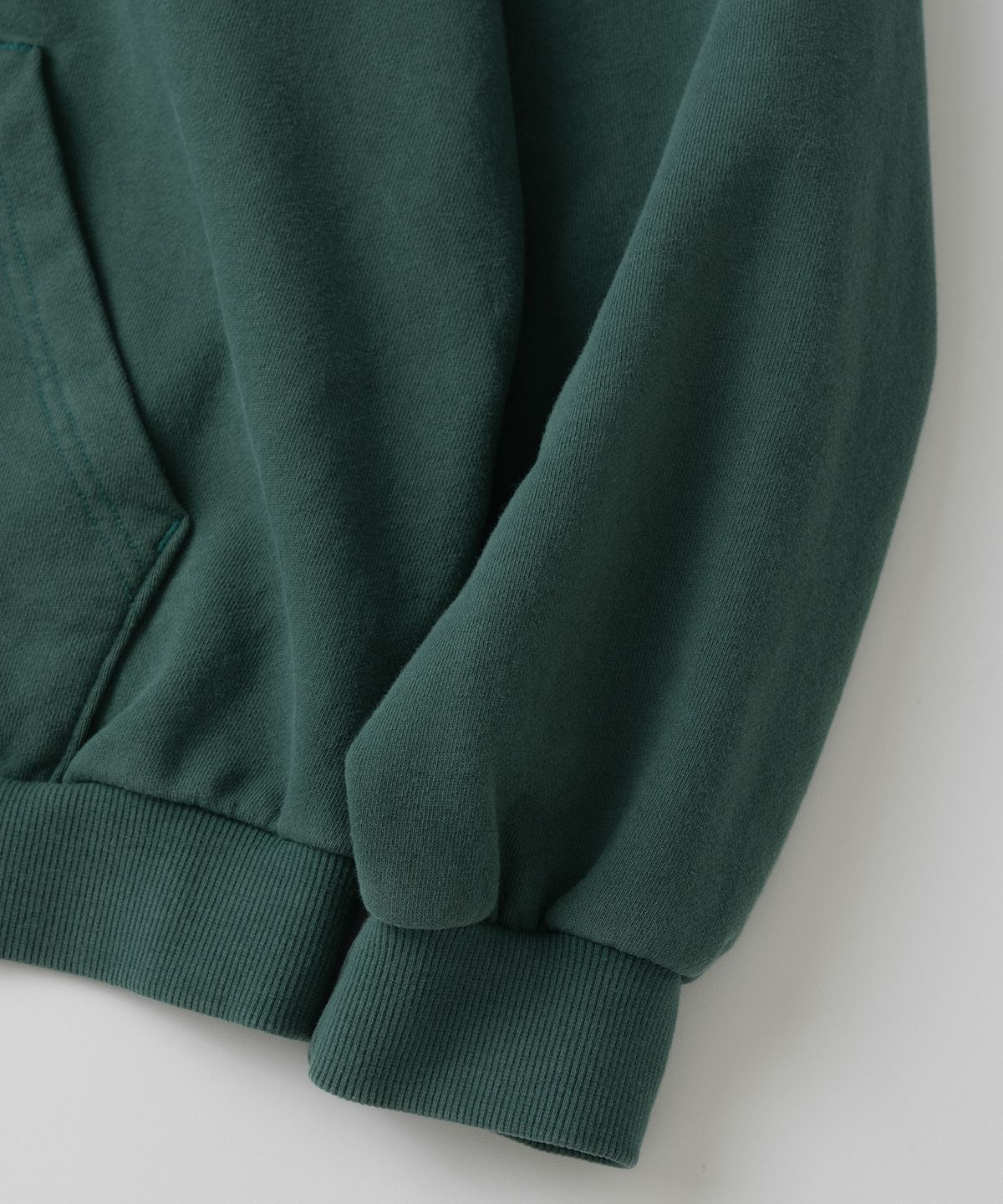 와기(WHAGI) Vintage Zip Sweat Hoodie (Vintage D.Green)