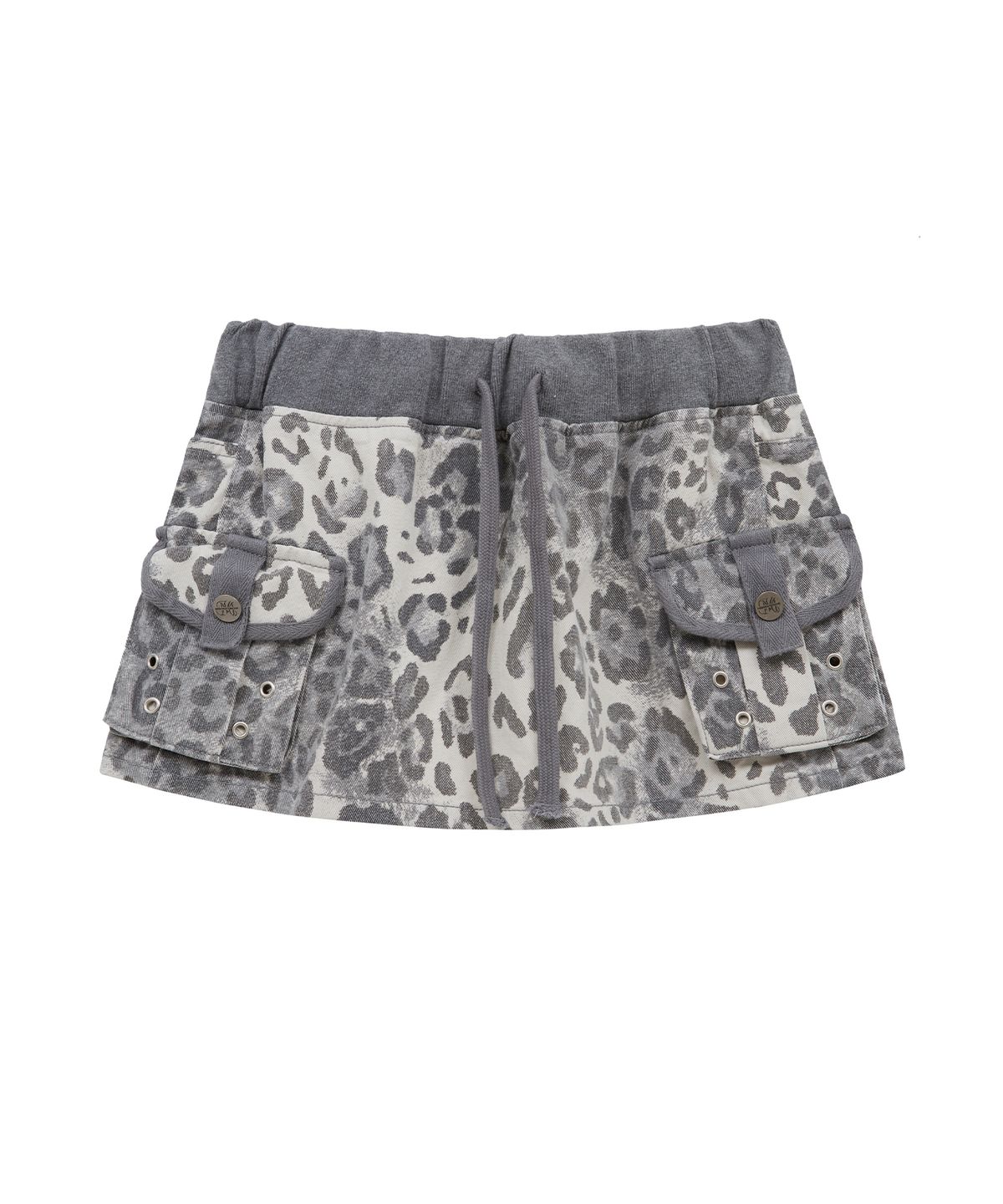 미드나잇 무브(MIDNIGHT MOVE) bd leopard skirt (grey)
