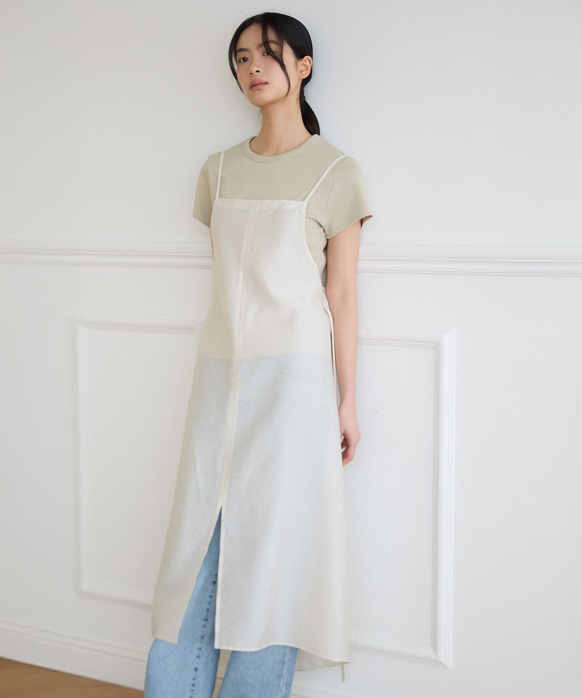 오어서울(AURE SEOUL) 소프트 레이어 원피스 [2Colors]