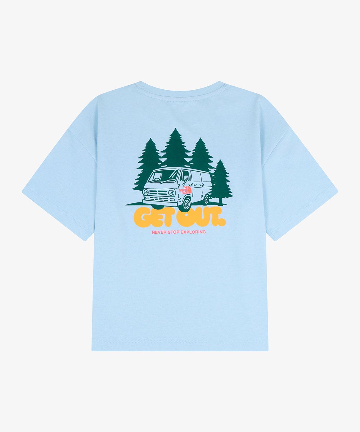 노스페이스 키즈(THE NORTH FACE KIDS) 키즈 아웃랜드 크루 세트 NT7US15U_LBL