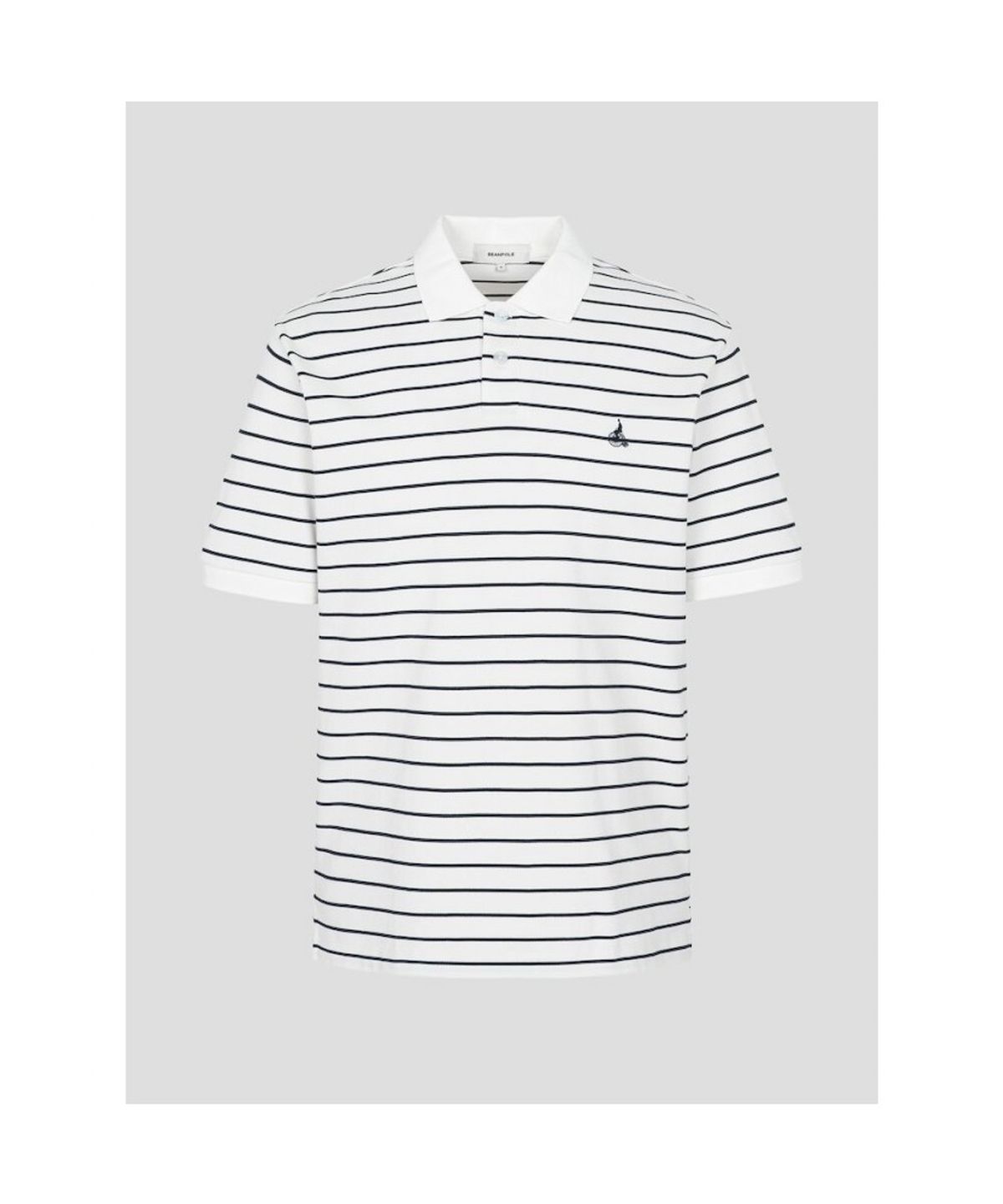빈폴 멘(BEANPOLE MEN) 1도 스트라이프 클래식 칼라넥 티셔츠  아이보리