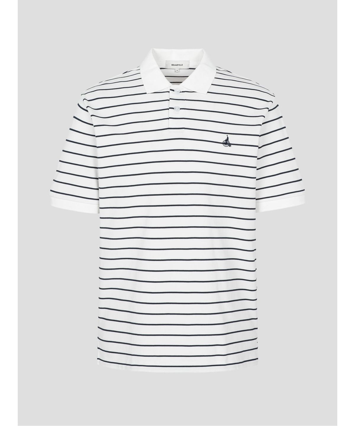 빈폴 멘(BEANPOLE MEN) 1도 스트라이프 클래식 칼라넥 티셔츠  아이보리
