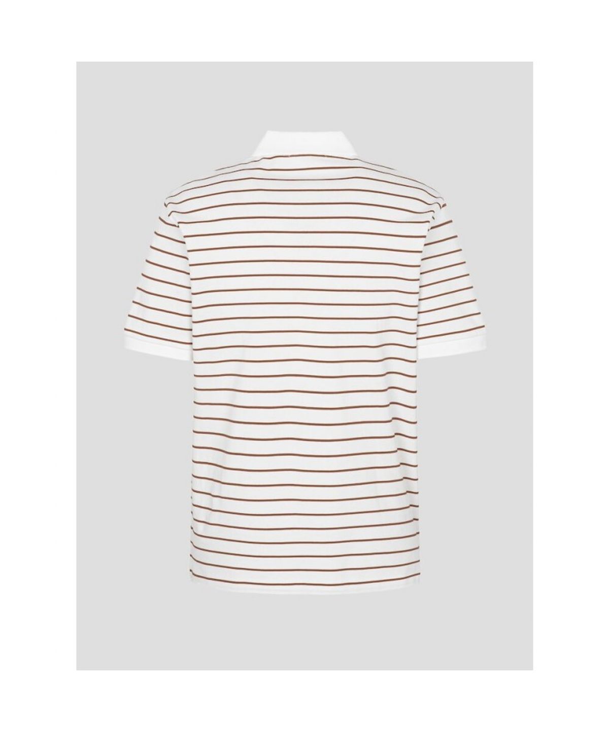 빈폴 멘(BEANPOLE MEN) 1도 스트라이프 클래식 칼라넥 티셔츠  옐로이시 브라운