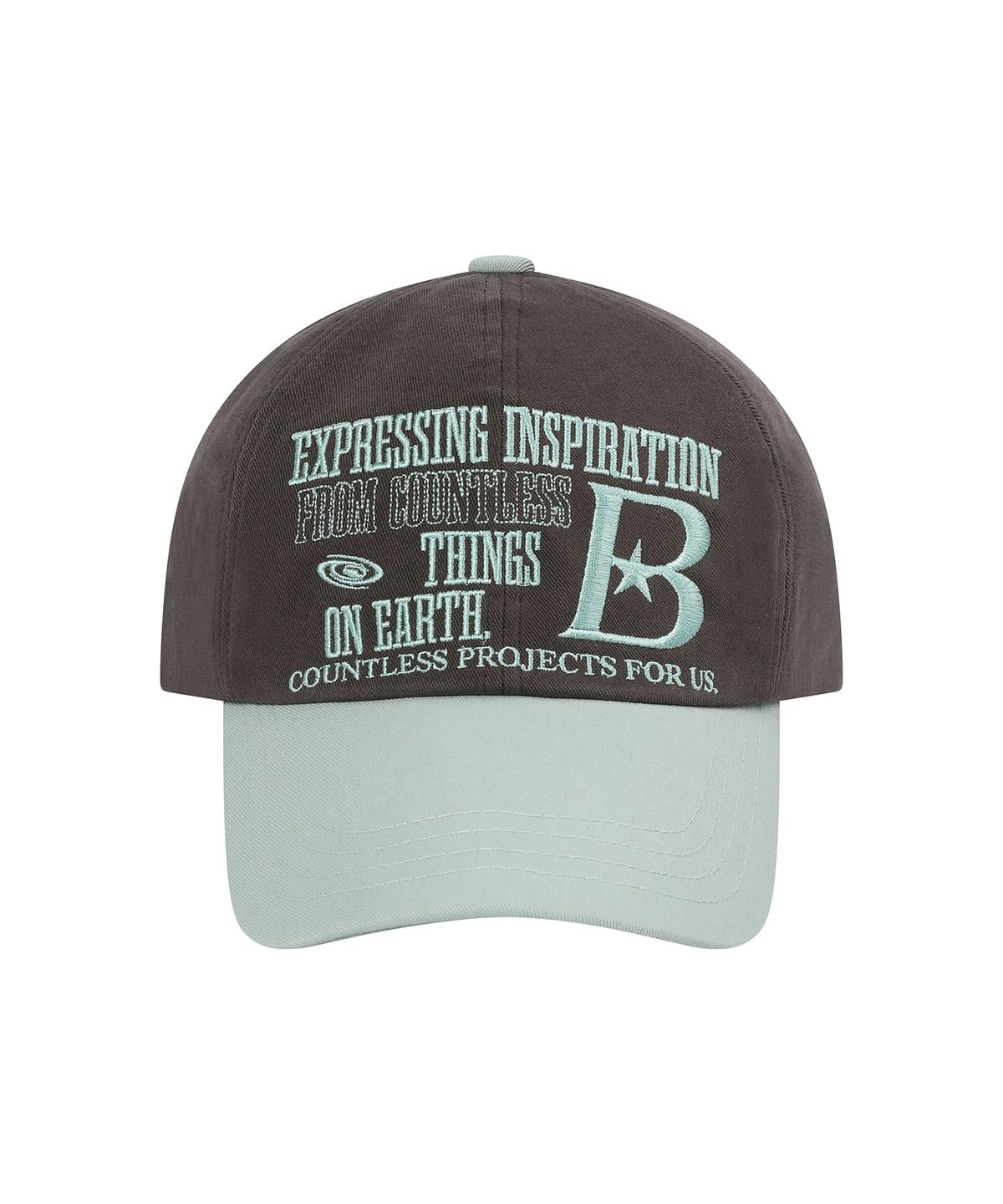 바우프(BAUF) B LOGO 볼캡 [민트 브라운]