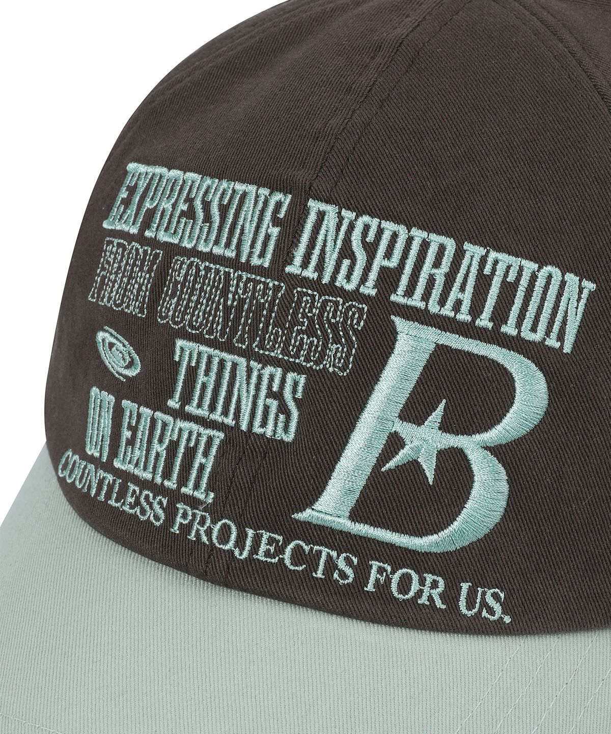 바우프(BAUF) B LOGO 볼캡 [민트 브라운]