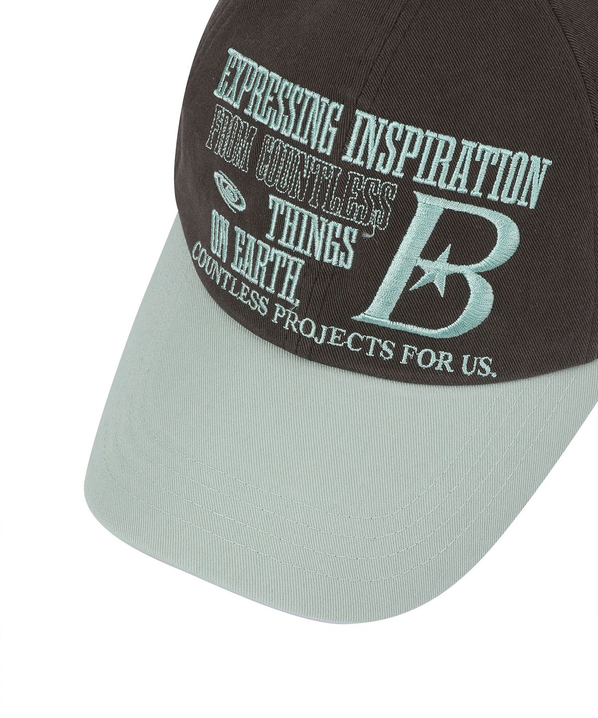 바우프(BAUF) B LOGO 볼캡 [민트 브라운]