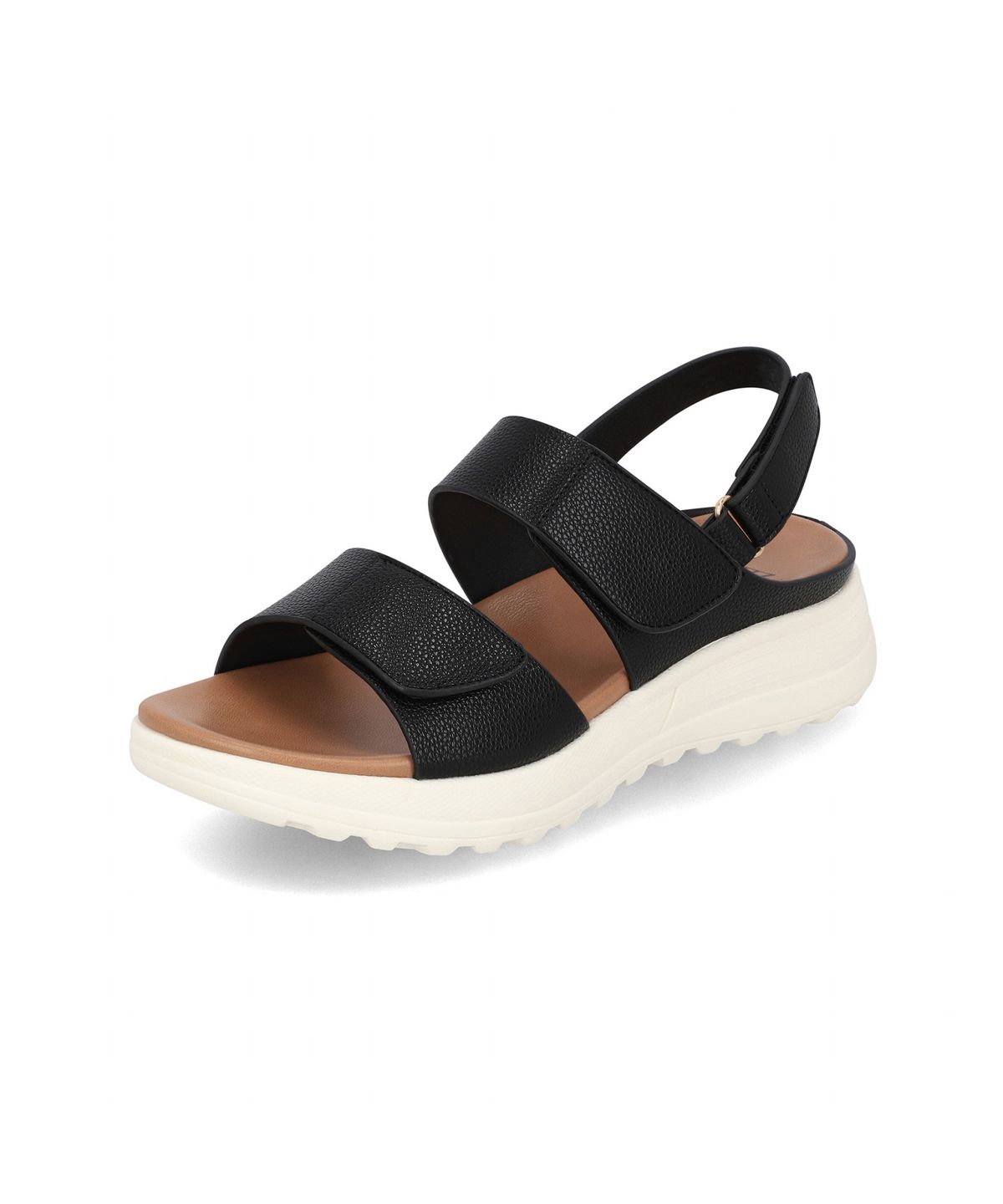 엘칸토(ELCANTO) 마쯔 여성 벨크로 투밴드 컴포트 샌들 4cm LCWW47M626