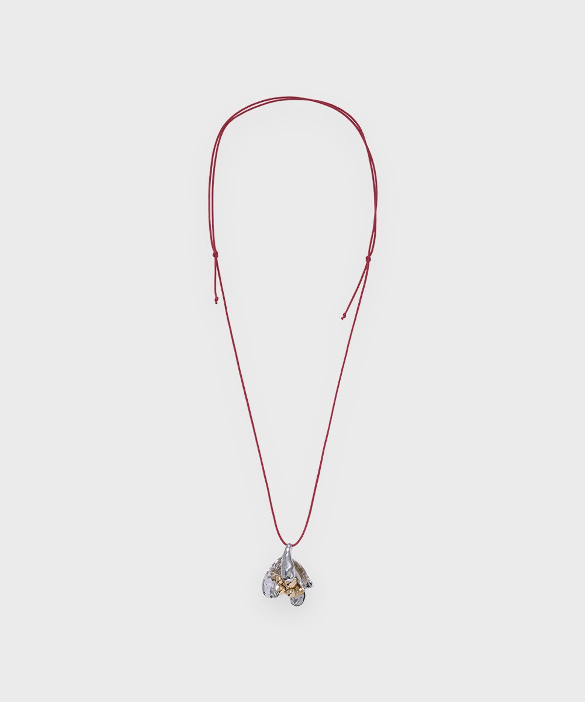 시눈(SINOON) [우기 착용] Tender Lily Necklace (Silver Gold)