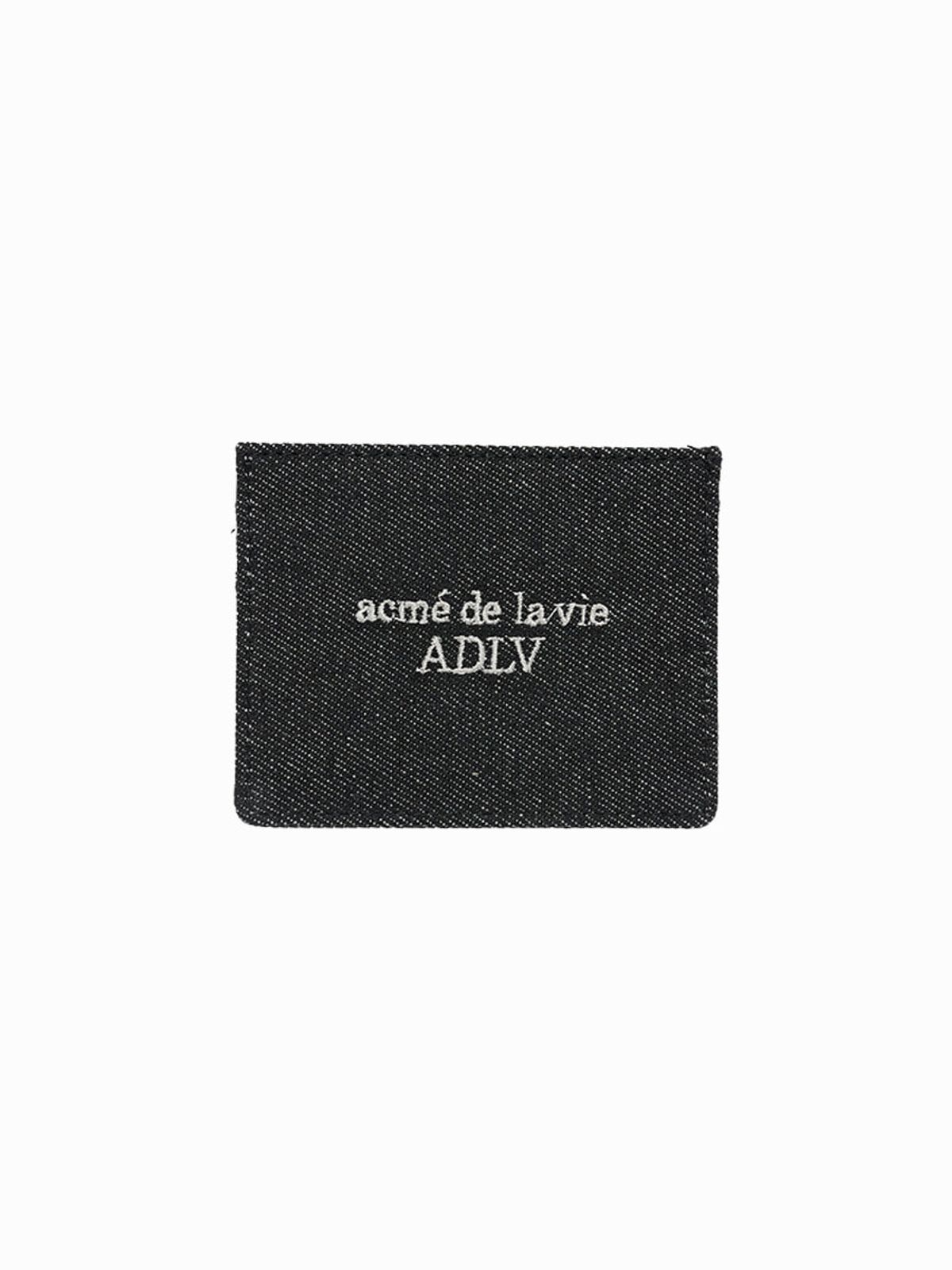 아크메드라비(ACME DE LA VIE) AC BEAR DENIM CARD WALLET