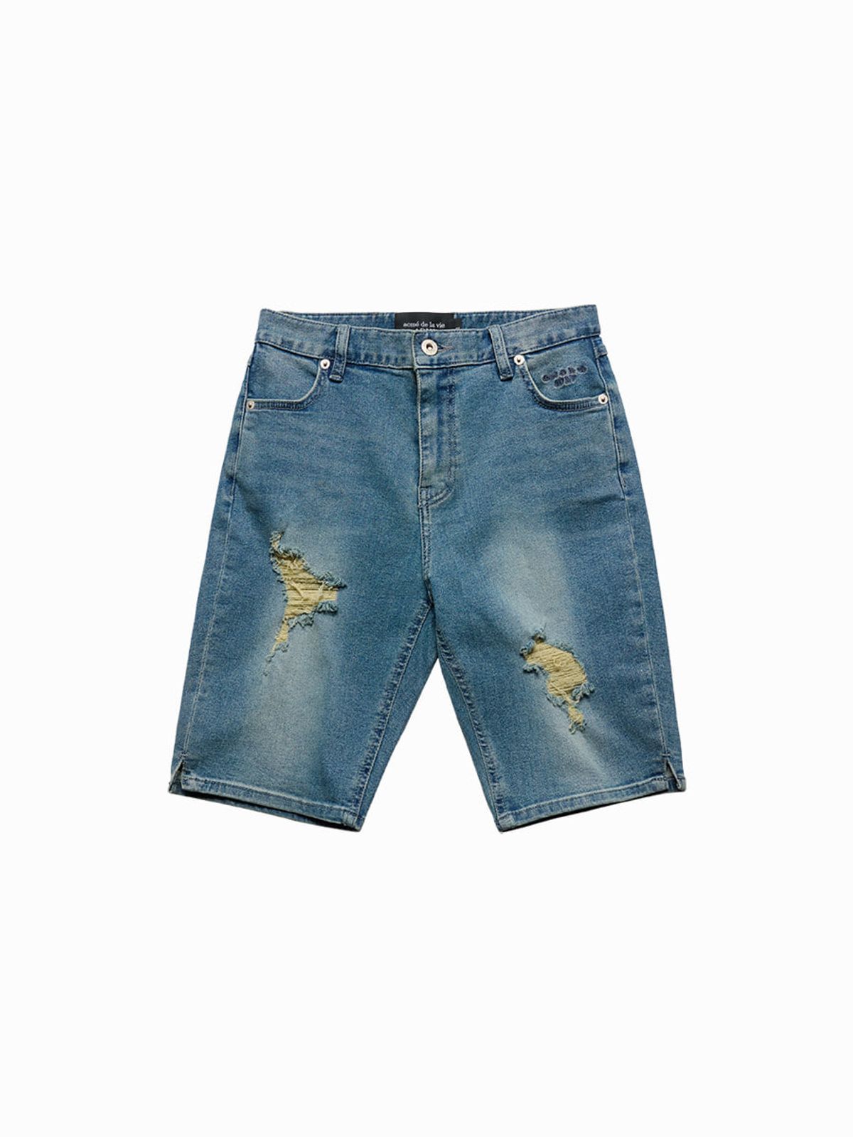 아크메드라비(ACME DE LA VIE) WOMAN BIKER DENIM SHORT PANTS