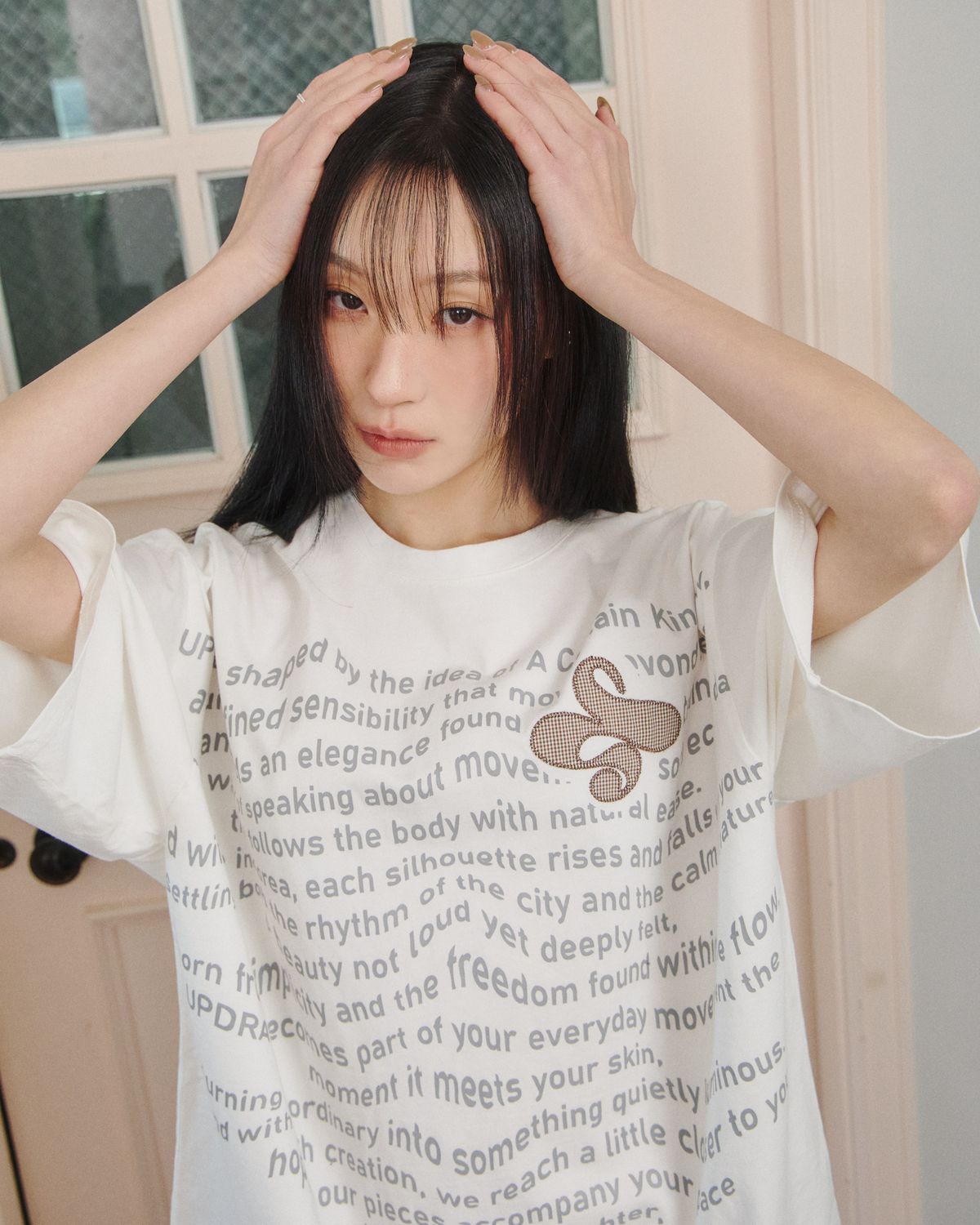 업드래프트(UPDRAFT) Updraft Oversized Artwork T-shirts [White]