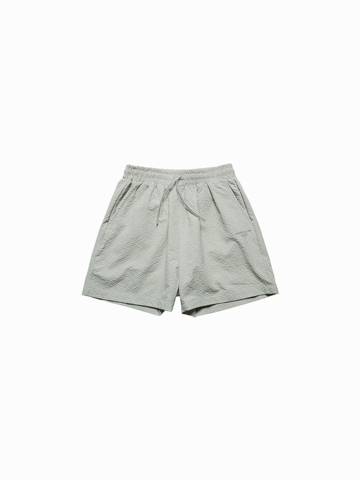 아크메드라비(ACME DE LA VIE) SEERSUCKER BANDING SHORT PANTS