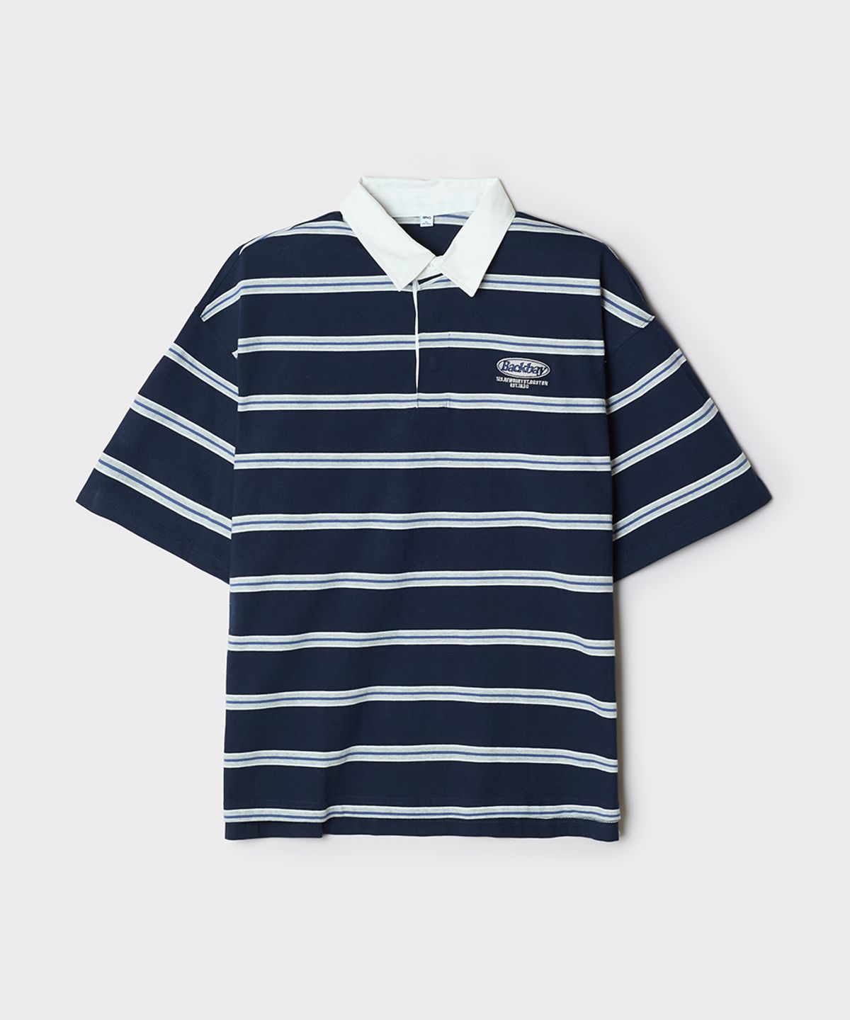 스파오(SPAO) 멀티 스트라이프 럭비티_SPHWG26C61