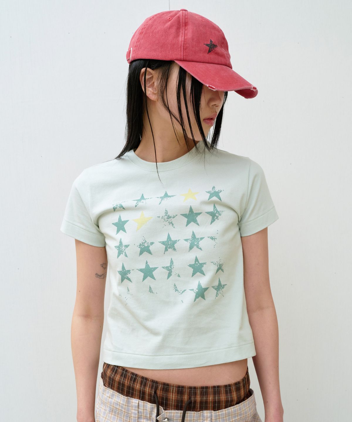 더바이닐하우스(THEVINYLHOUSE) STAR BALL CAP RED