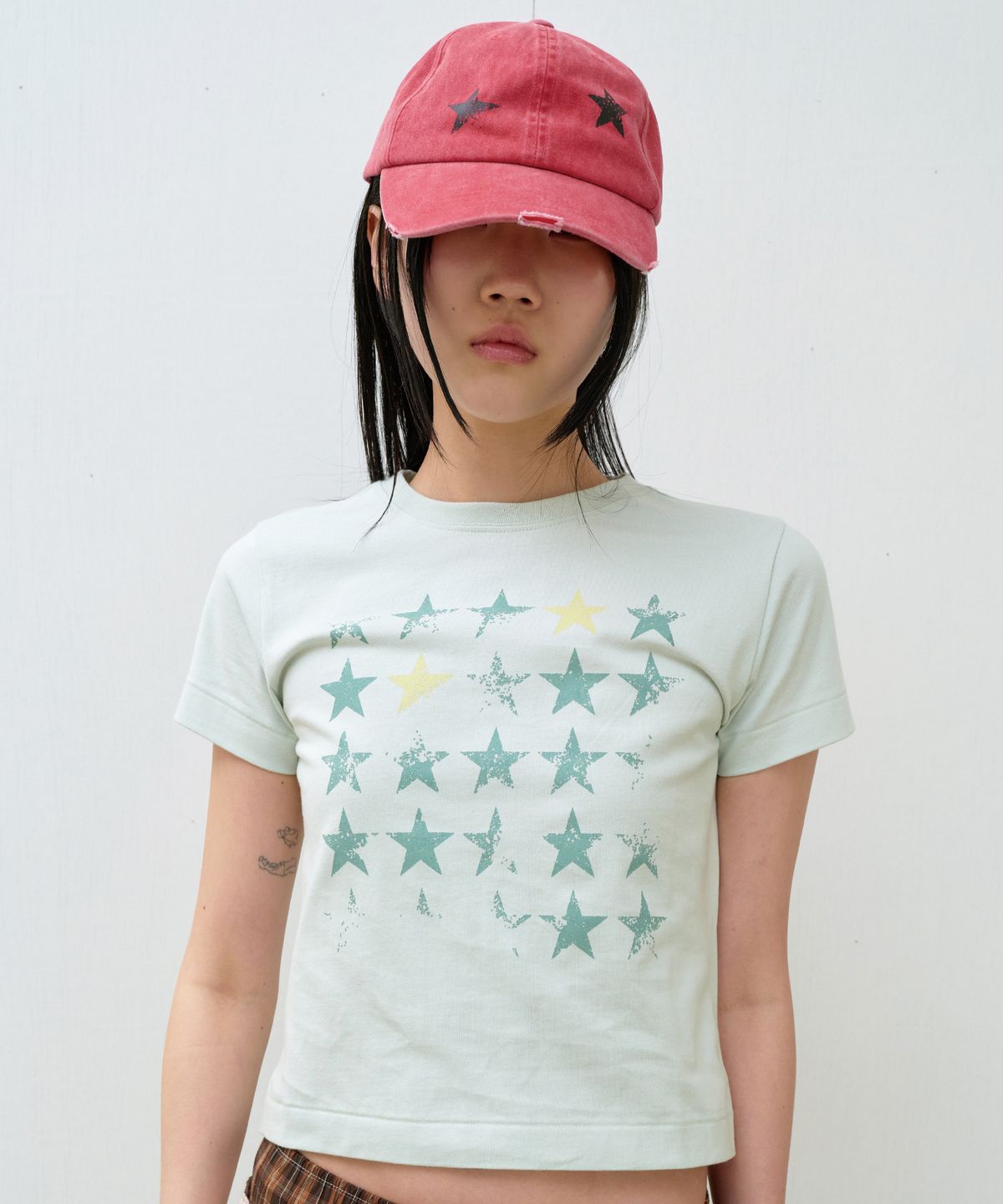 더바이닐하우스(THEVINYLHOUSE) STAR BALL CAP RED