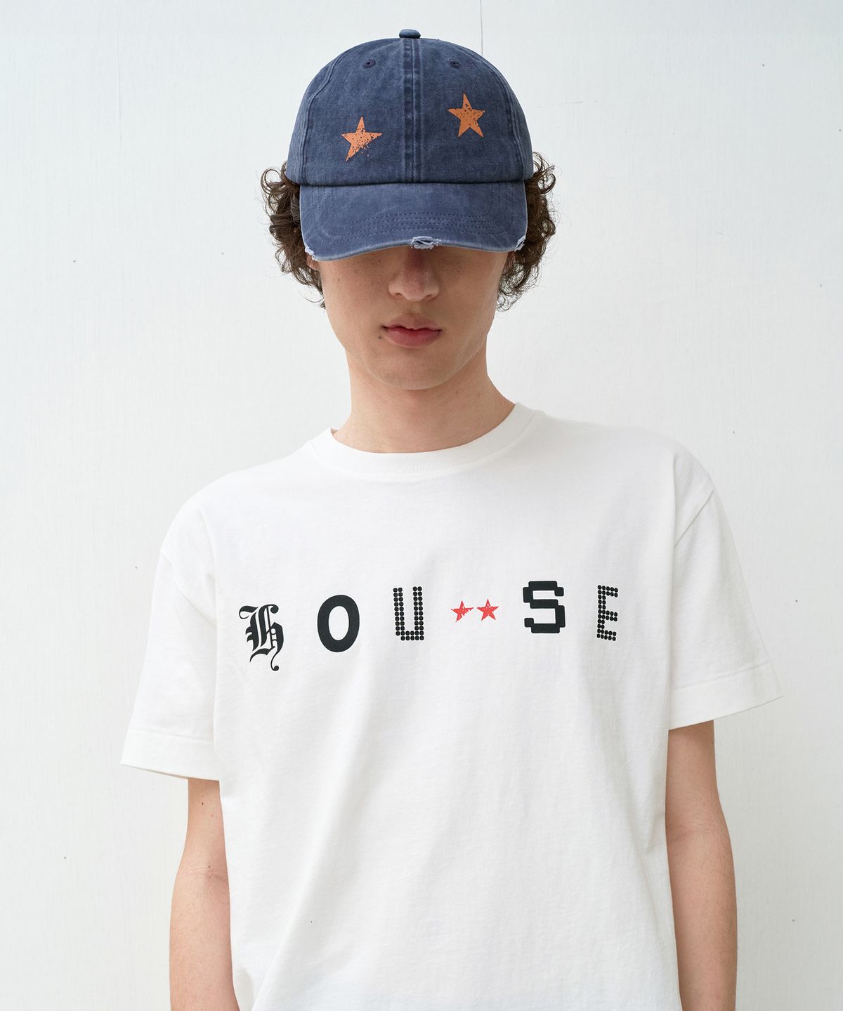 더바이닐하우스(THEVINYLHOUSE) STAR BALL CAP NAVY