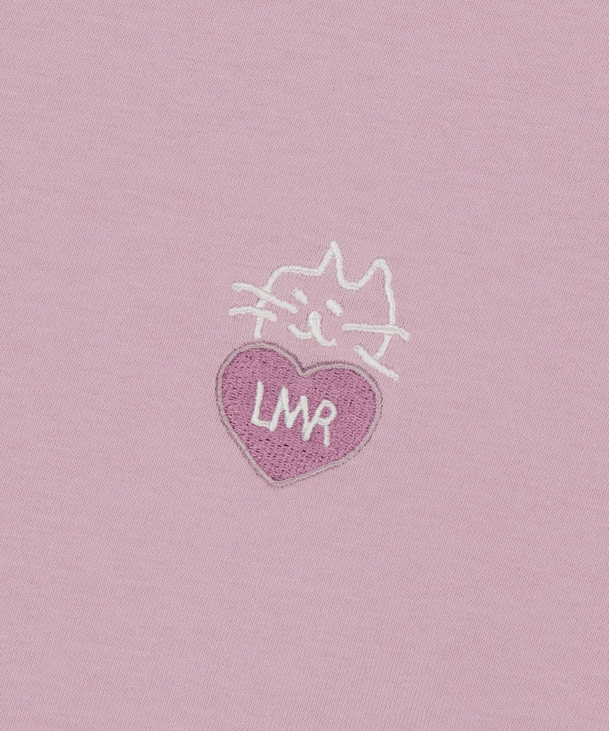 엘엠알(LMR) 하트 레뇽이 티셔츠 PINK