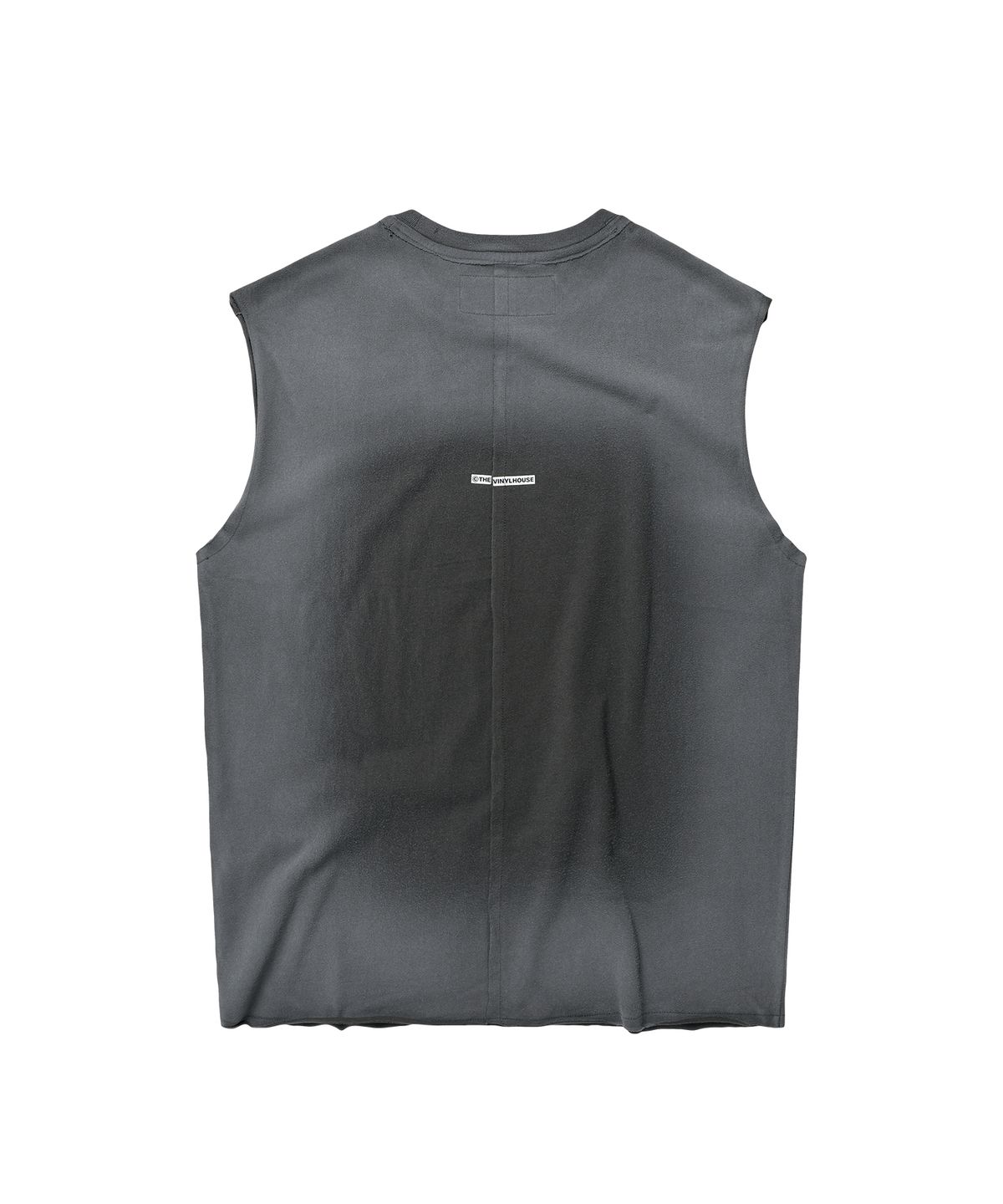 더바이닐하우스(THEVINYLHOUSE) VINYL ARC LOGO SLEEVELESS CHARCOAL