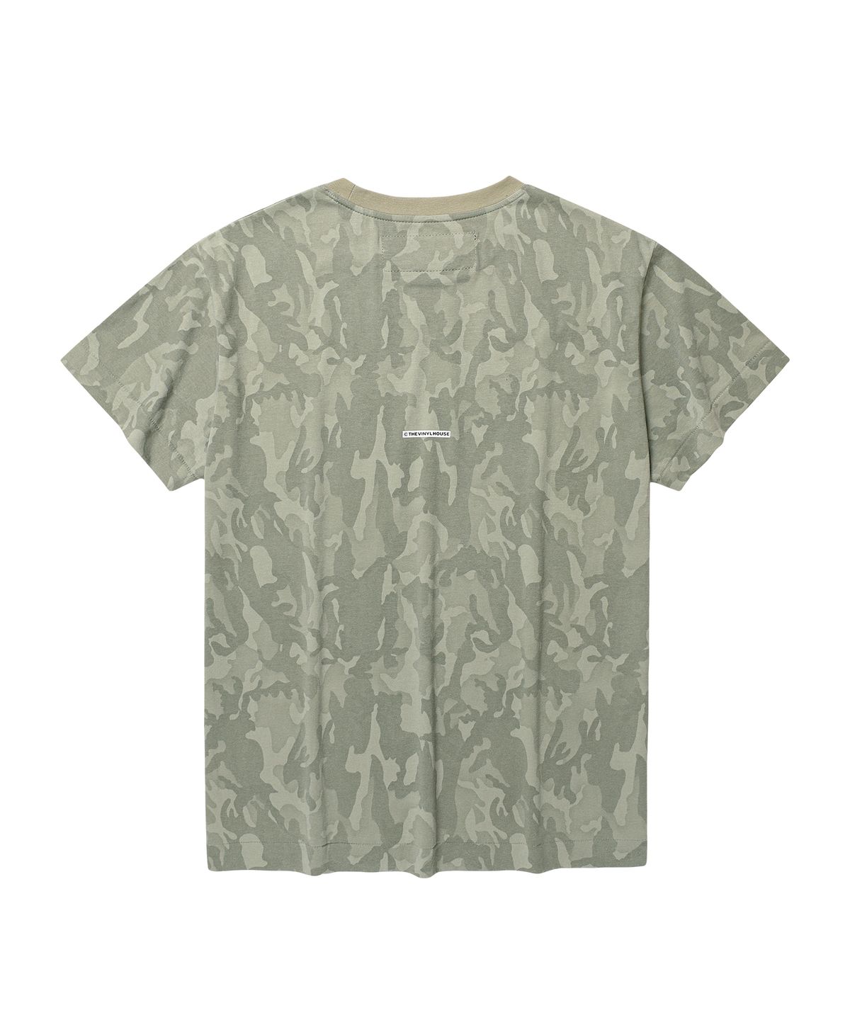 더바이닐하우스(THEVINYLHOUSE) FONT-HOUSE TEE CAMO