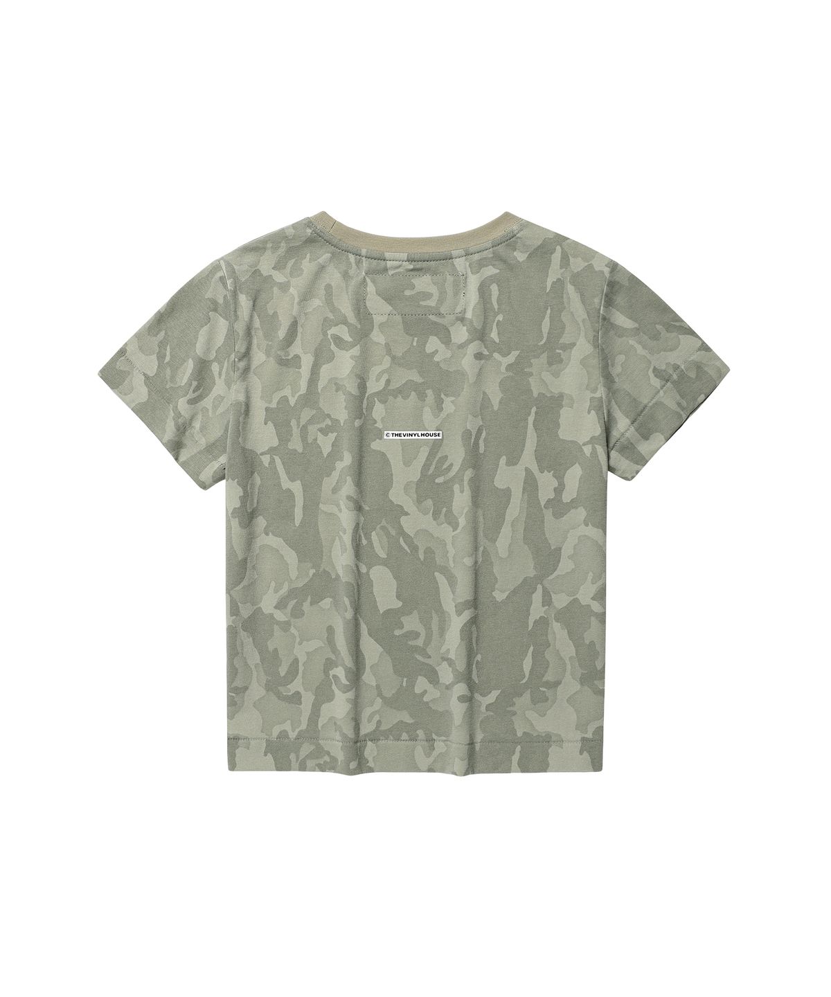 더바이닐하우스(THEVINYLHOUSE) FONT-HOUSE TEE CAMO