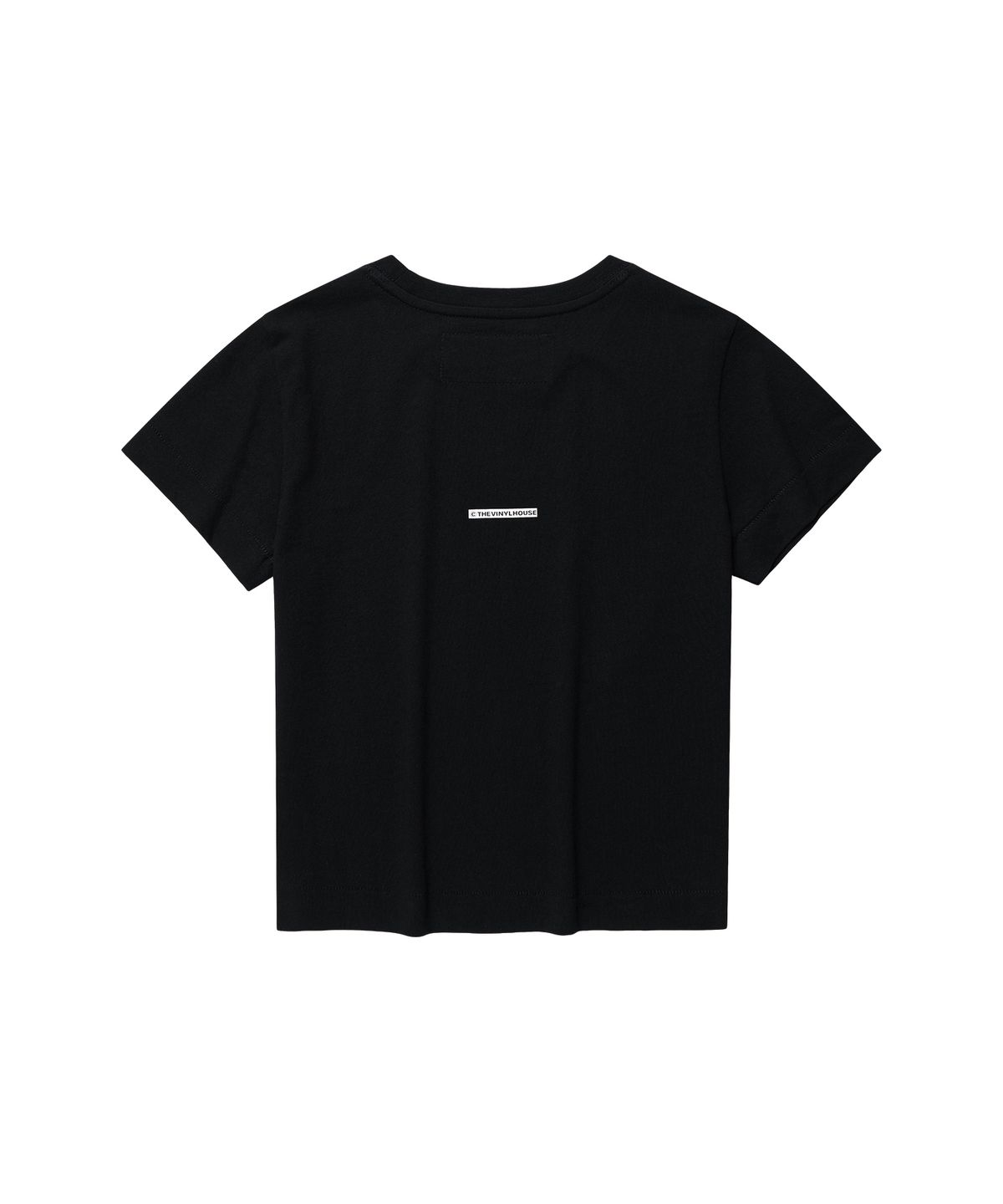 더바이닐하우스(THEVINYLHOUSE) FONT-HOUSE TEE BLACK