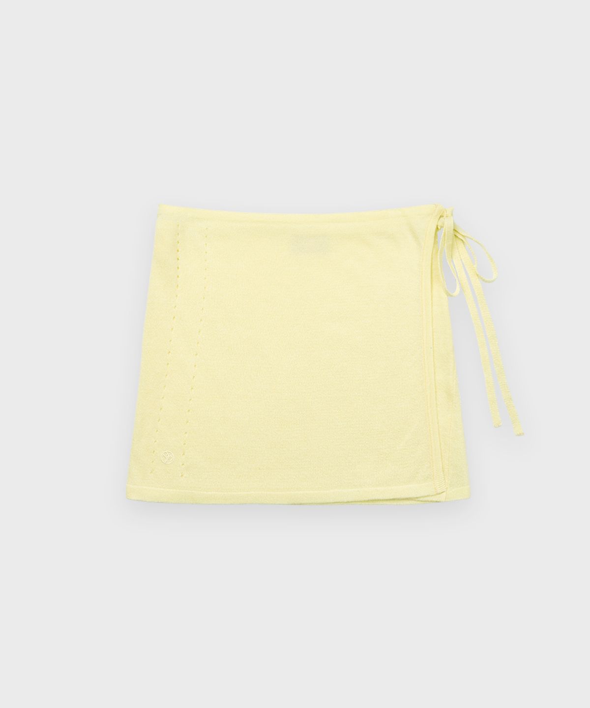 시눈(SINOON) Sheer Layered Skirt (Lemon Yellow)