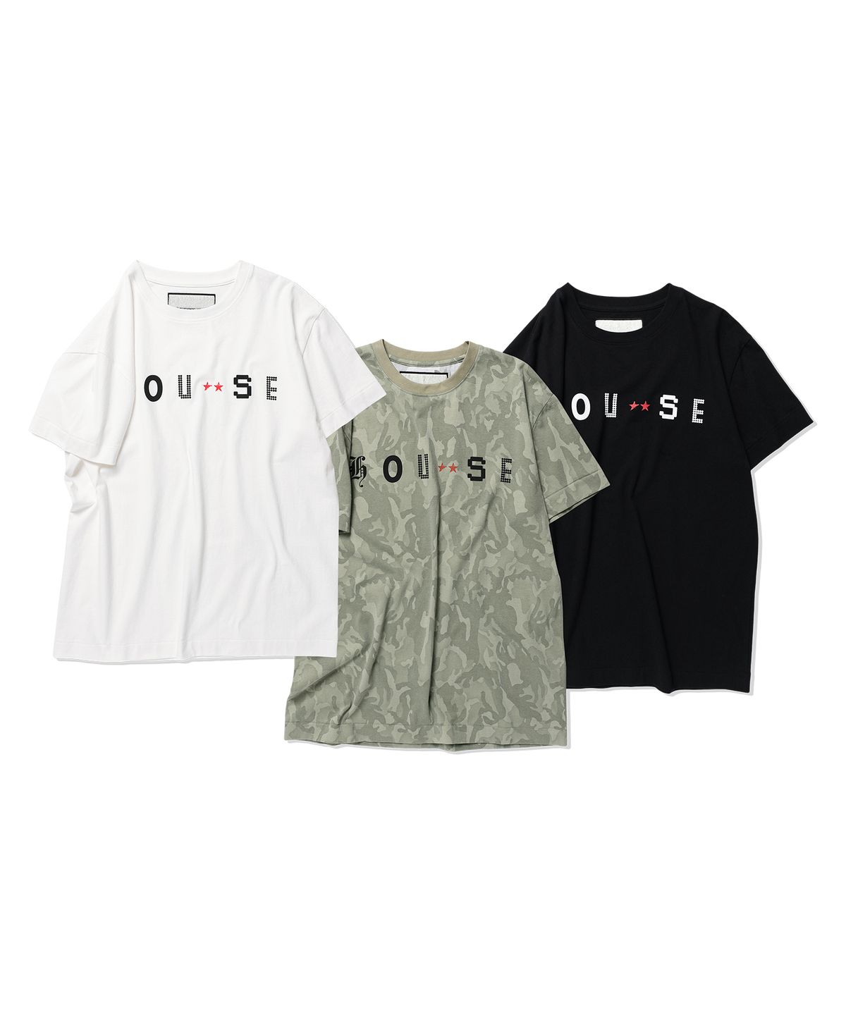 더바이닐하우스(THEVINYLHOUSE) FONT-HOUSE TEE WHITE