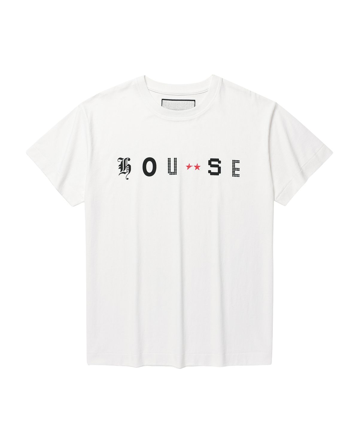 더바이닐하우스(THEVINYLHOUSE) FONT-HOUSE TEE WHITE