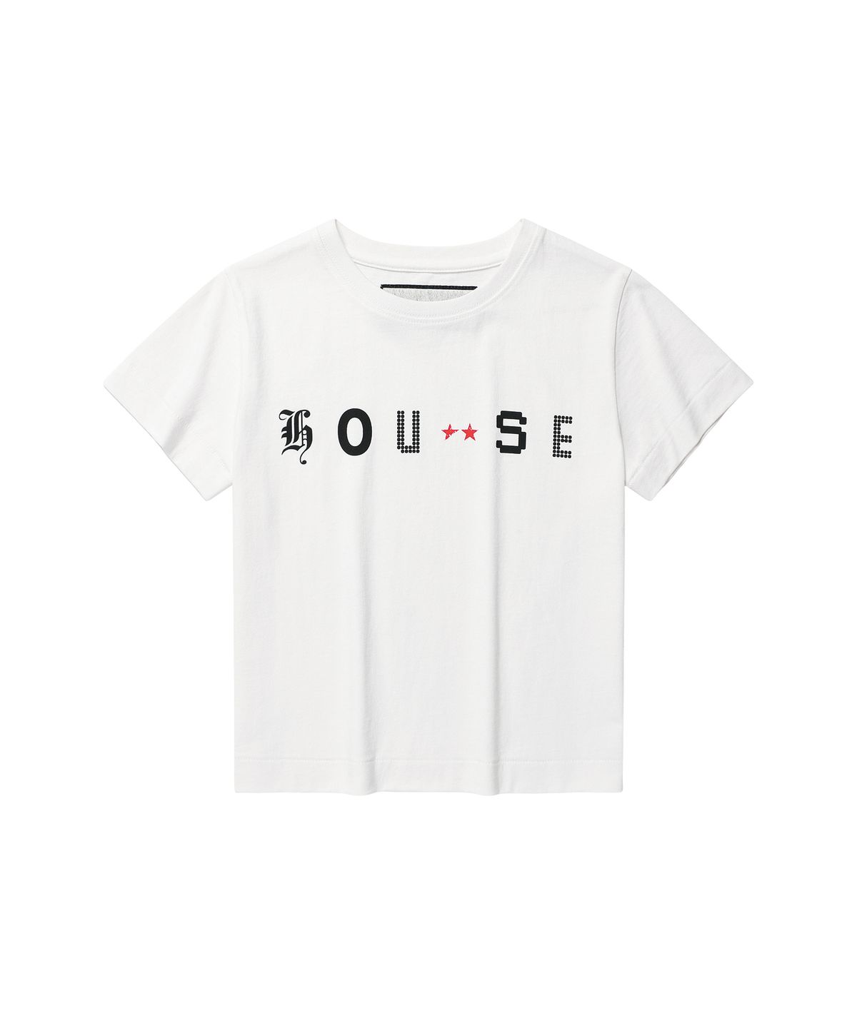 더바이닐하우스(THEVINYLHOUSE) FONT-HOUSE TEE WHITE