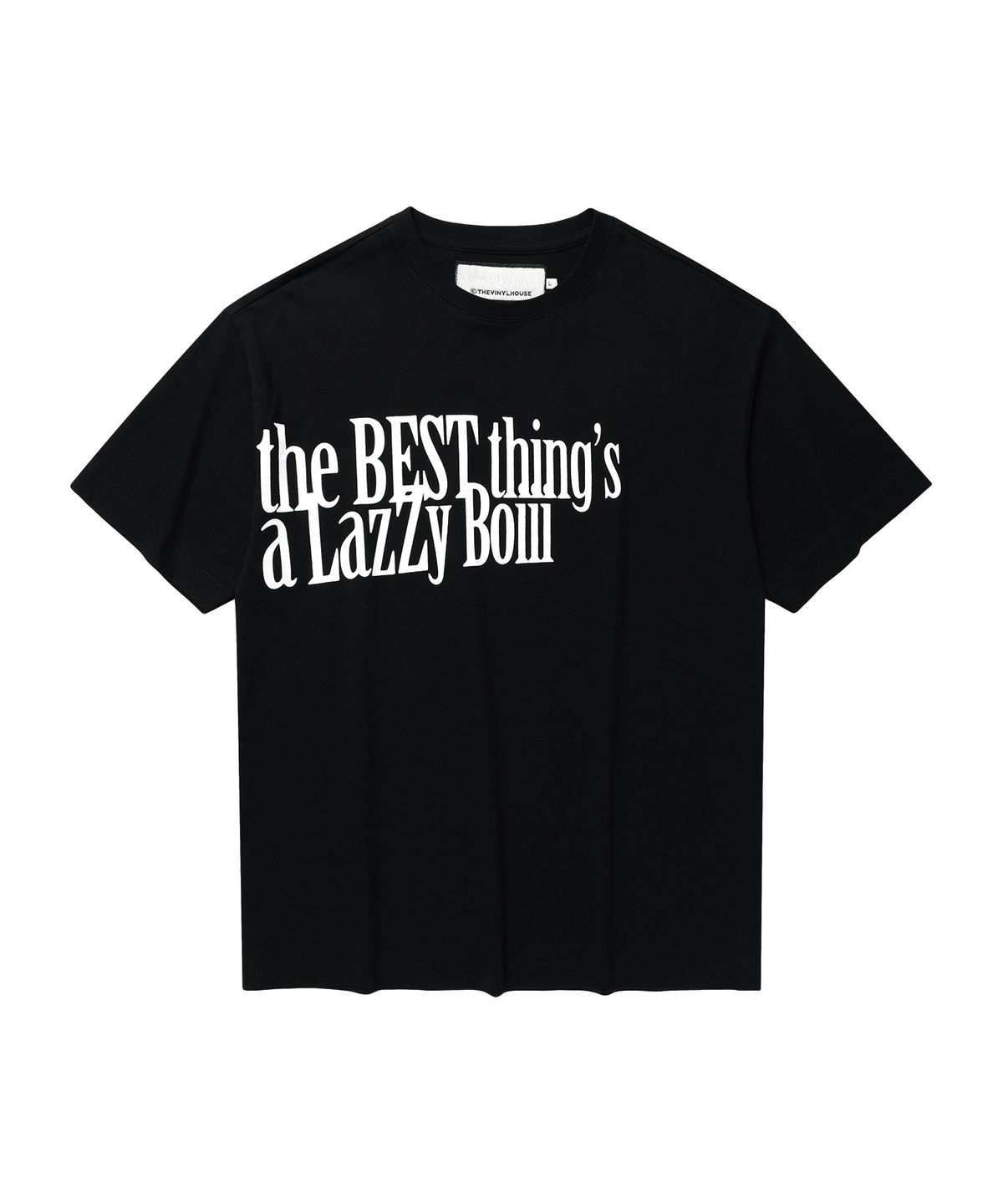 더바이닐하우스(THEVINYLHOUSE) THE LAZY TEE BLACK