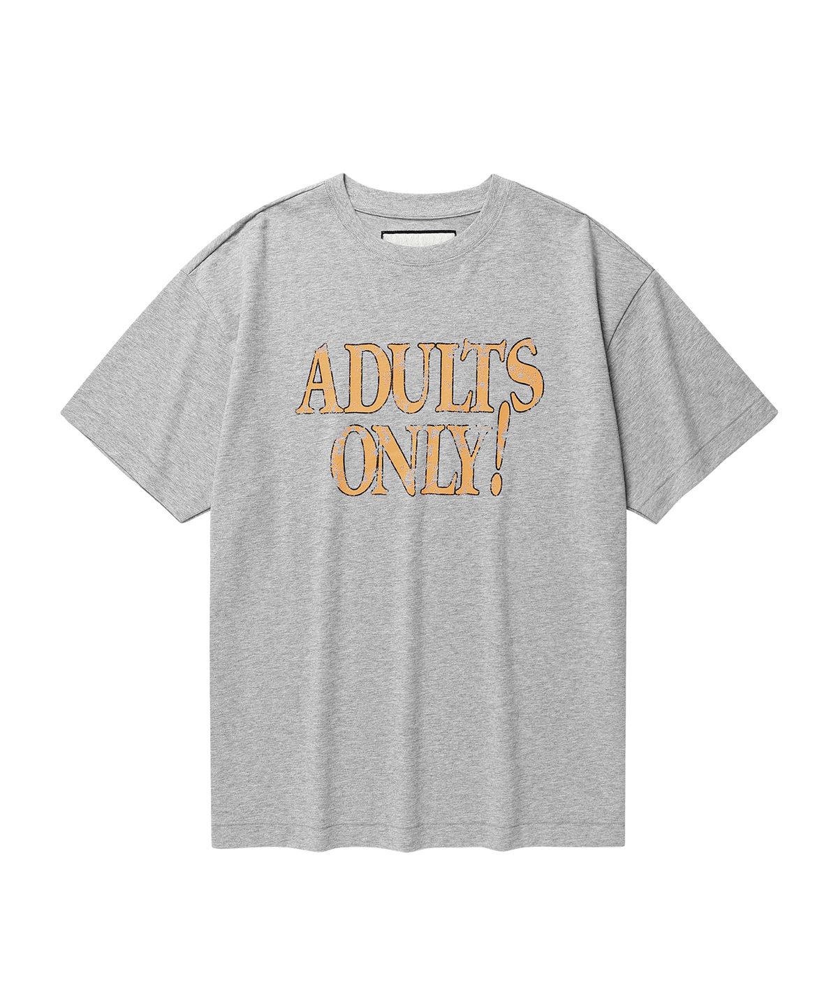 더바이닐하우스(THEVINYLHOUSE) ADULTS ONLY TEE GREY