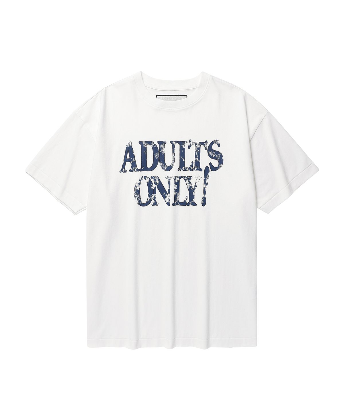 더바이닐하우스(THEVINYLHOUSE) ADULTS ONLY TEE WHITE