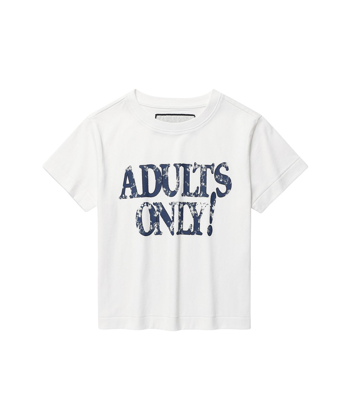 더바이닐하우스(THEVINYLHOUSE) ADULTS ONLY TEE WHITE