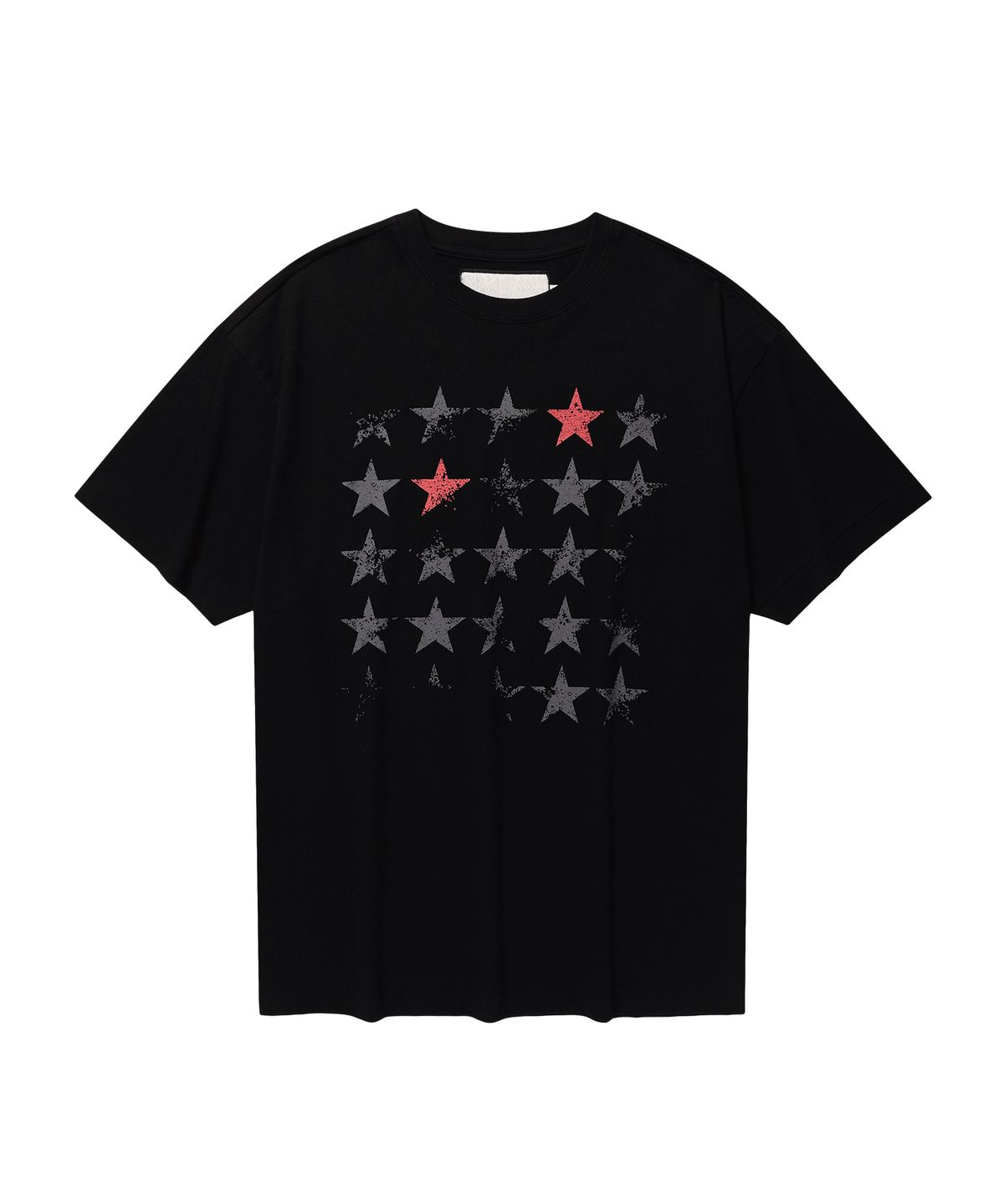 더바이닐하우스(THEVINYLHOUSE) FADED STAR TEE BLACK