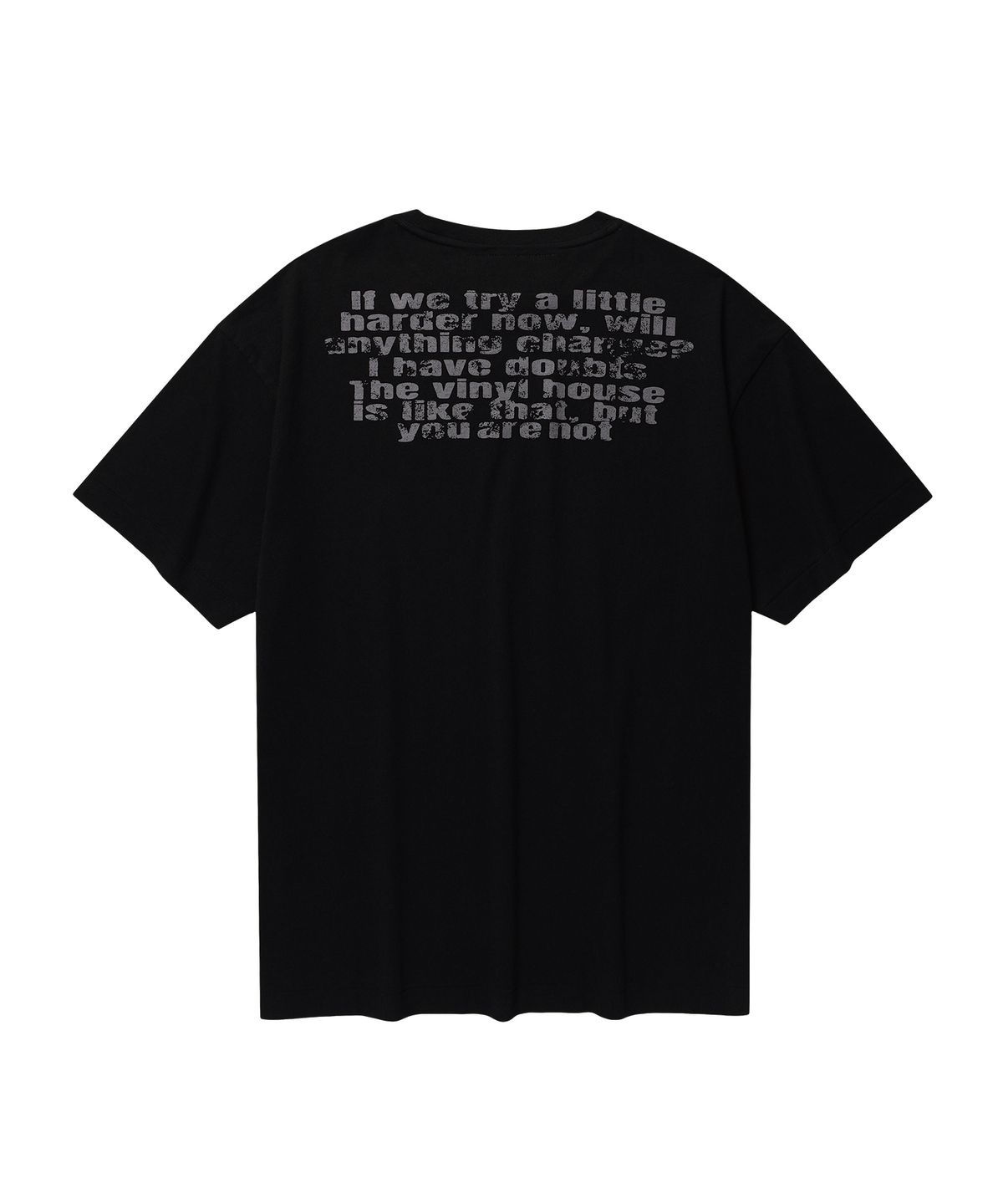 더바이닐하우스(THEVINYLHOUSE) FADED STAR TEE BLACK