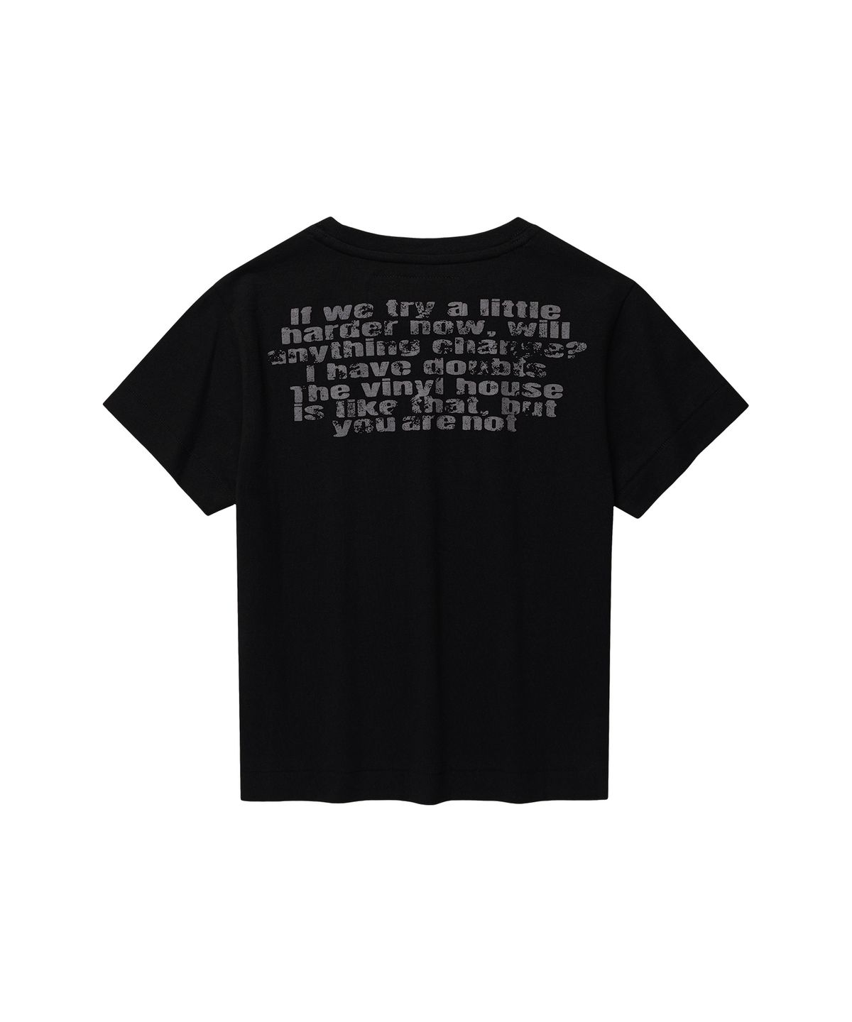더바이닐하우스(THEVINYLHOUSE) FADED STAR TEE BLACK