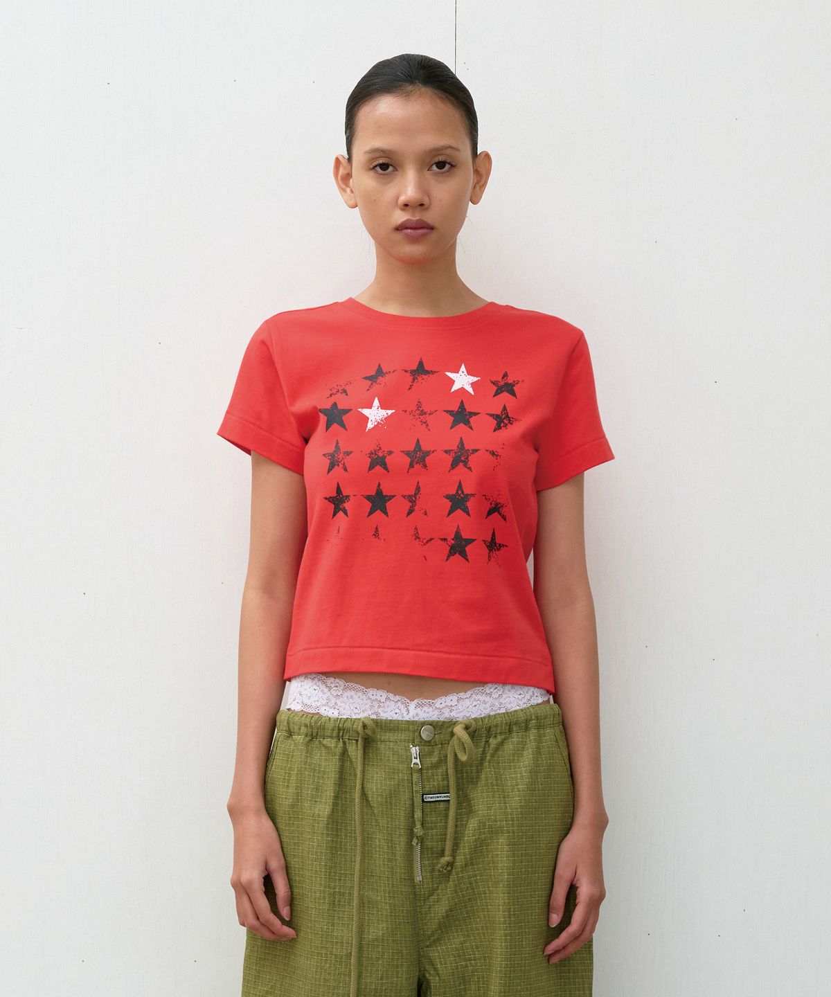더바이닐하우스(THEVINYLHOUSE) FADED STAR TEE RED