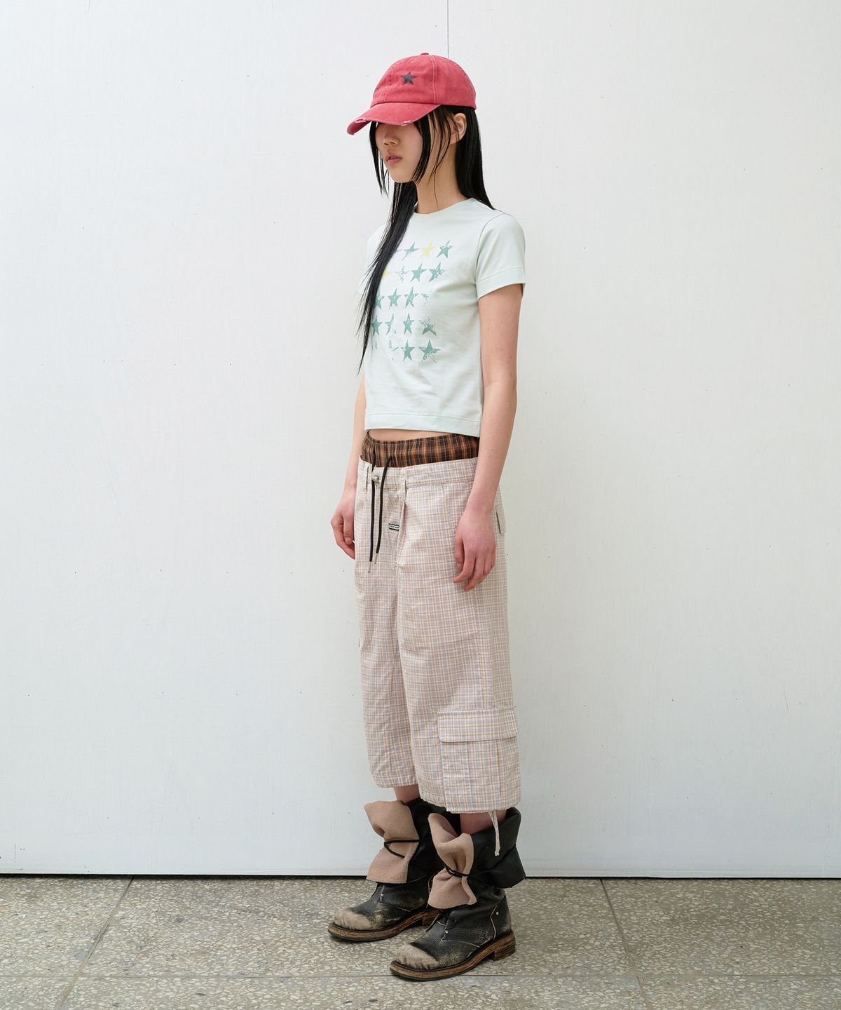 더바이닐하우스(THEVINYLHOUSE) FADED STAR TEE MINT