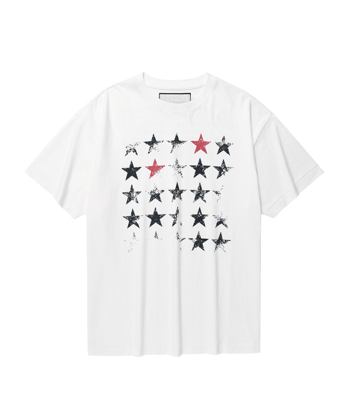 더바이닐하우스(THEVINYLHOUSE) FADED STAR TEE WHITE