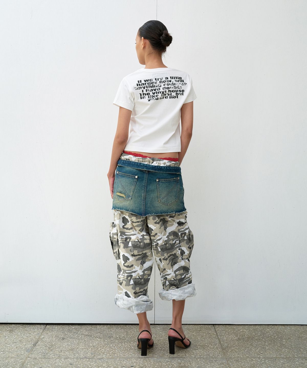 더바이닐하우스(THEVINYLHOUSE) FADED STAR TEE WHITE