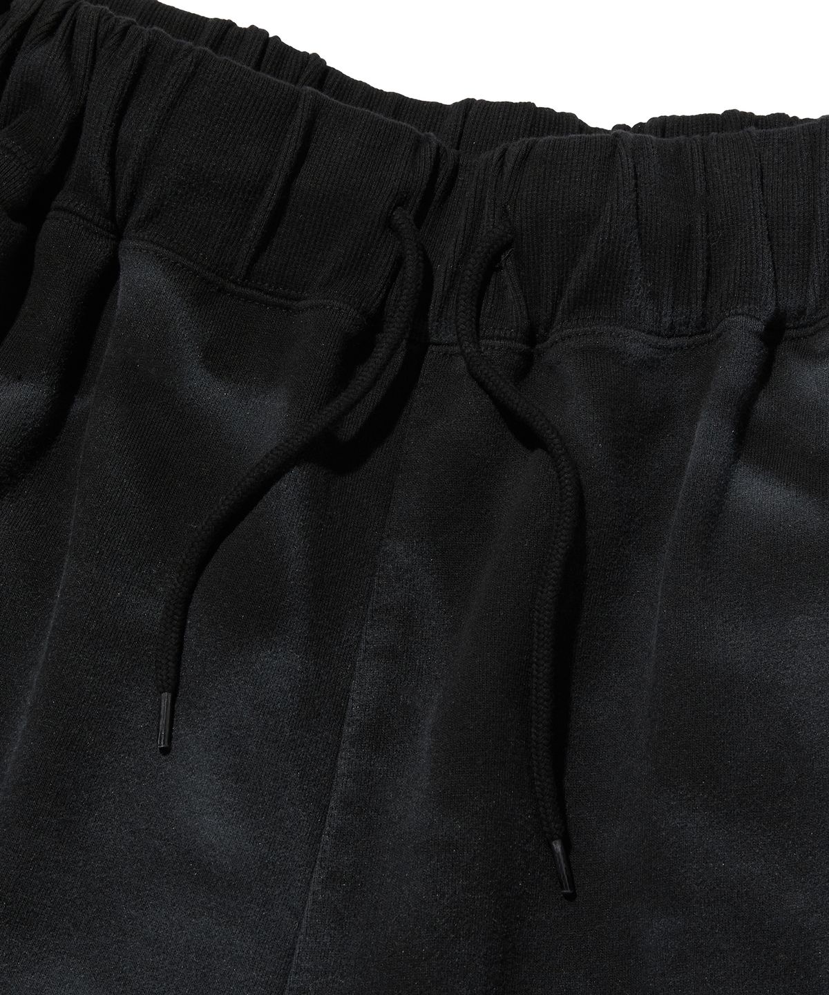스웨이드(SUADE) CUT EDGE SWEAT SHORTS [WASHING BLACK]