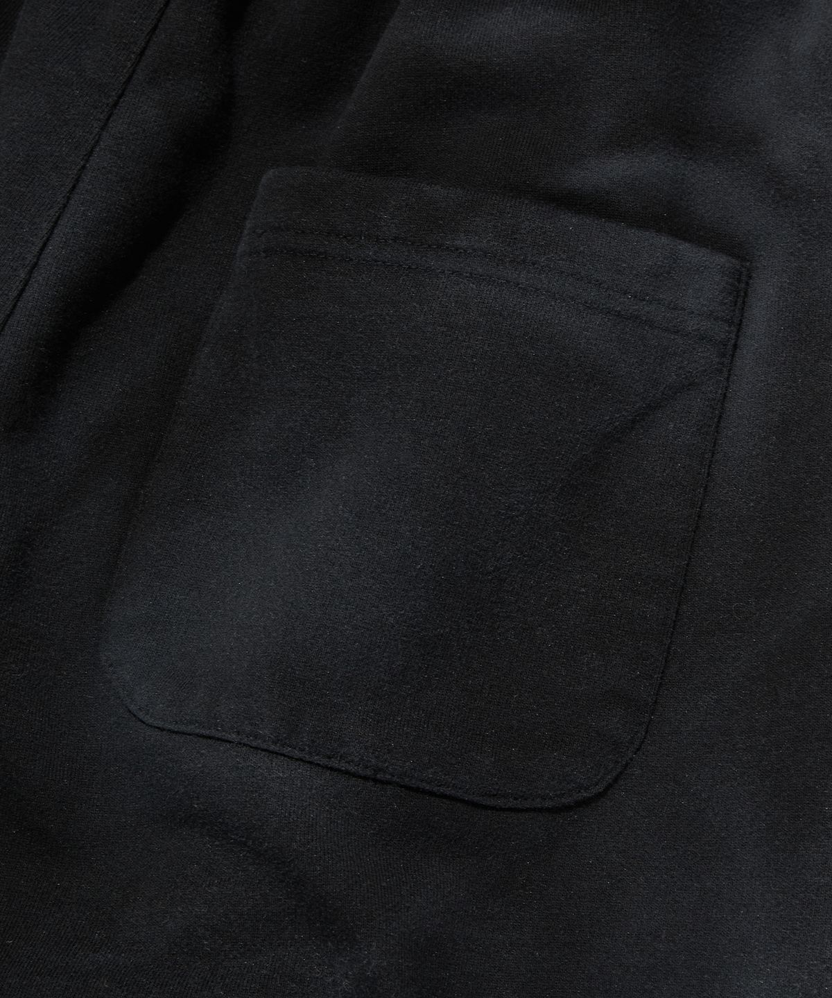 스웨이드(SUADE) CUT EDGE SWEAT SHORTS [WASHING BLACK]