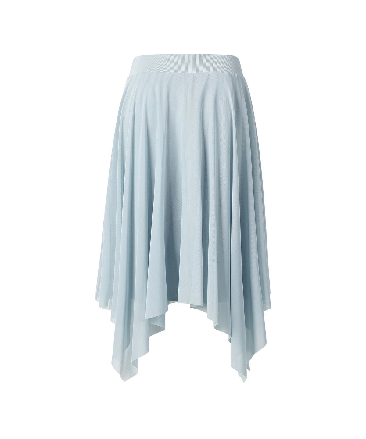 더바이닐하우스(THEVINYLHOUSE) MESH LAYERED SKIRT (W) BLUE