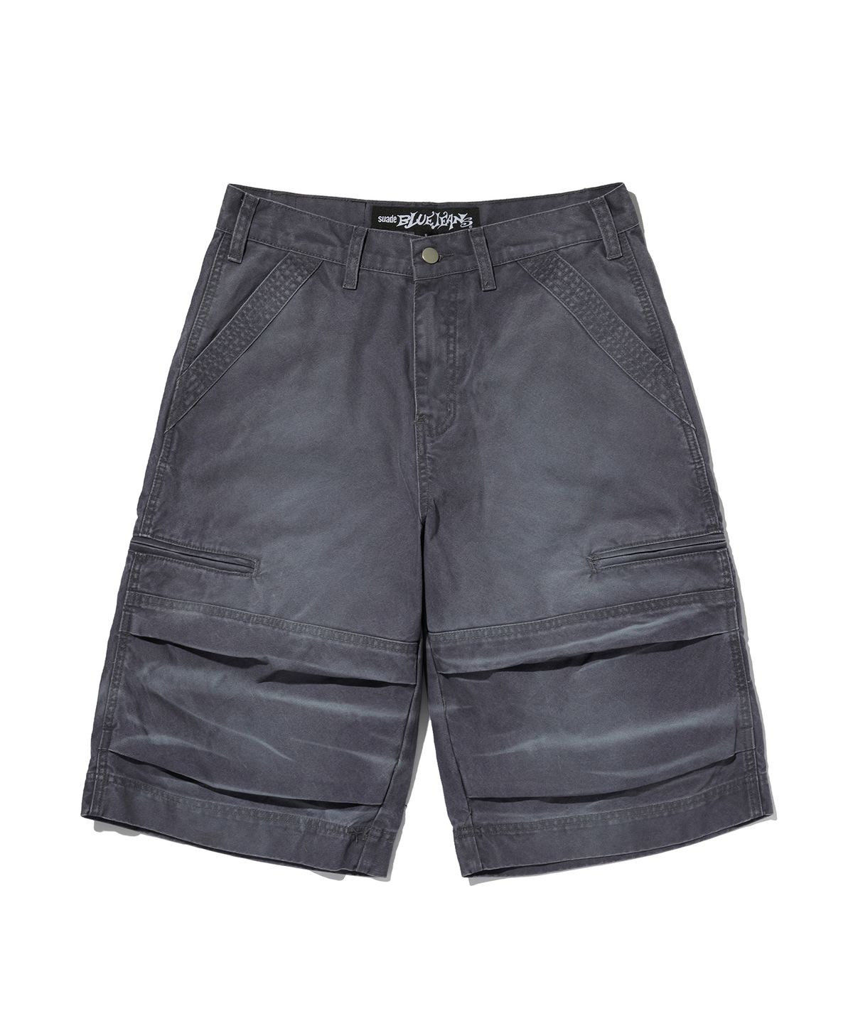 스웨이드(SUADE) UTILITY CARGO SHORTS [NAVY]